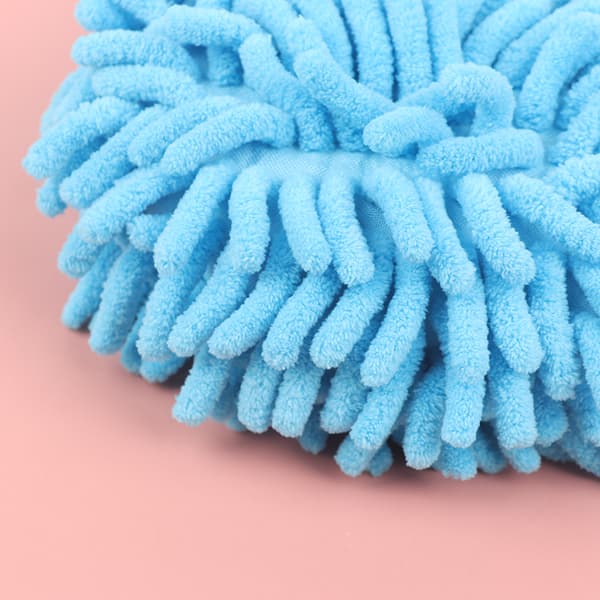 Handduk Kökshanddukar Badrum Soft Plysch Chenille Quick-Dr Blue