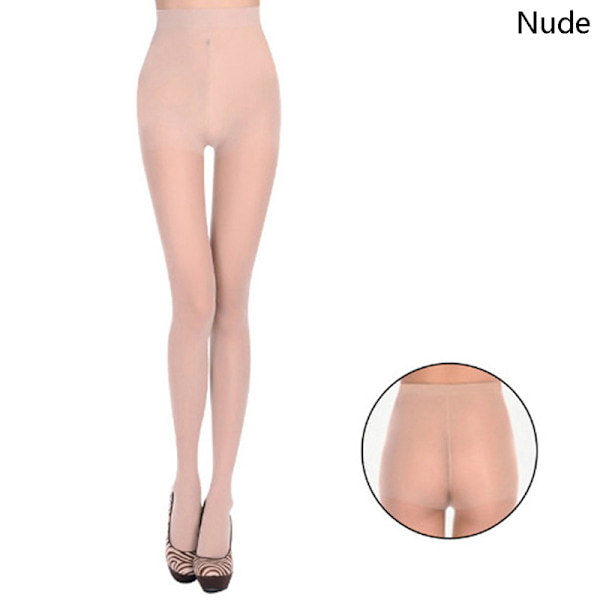 Dame Sexy Ultratynn Tights Svarte Strømper Dame Elastisk Høy Nude