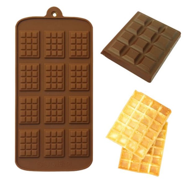 Gör-det-själv Silikon Choklad Mould Tårta Dekoration Formar Candy Cookie onesize