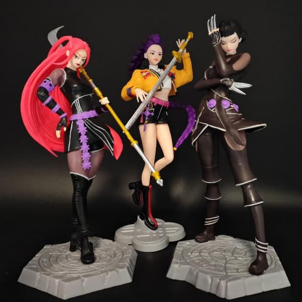 1 st Het Anime Kpop Demon Hunters Figur Modell Leksak Gaming Perip A4