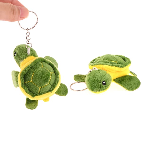 10CM e Turtle stoppad docka mjuk plysch nyckelring Väska Dekor Pe one size