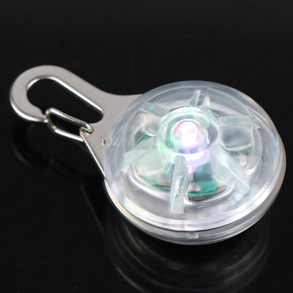 Clip-On Hundhalsband LED-lampor för vattentät säkerhetsnattwalki Clear 3 pcs