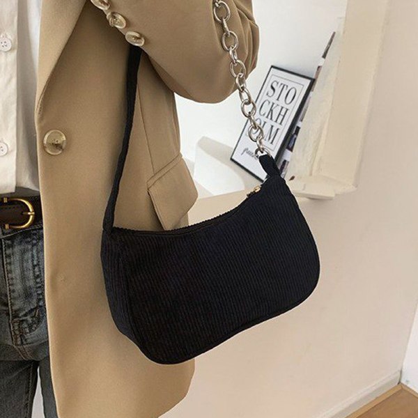 2023 Fashion Damehåndtasker Fløjlsunderarmstaske Casual Wome A2