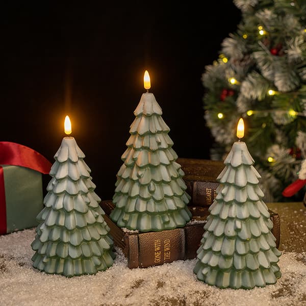 Julgransformade LED-ljus Green