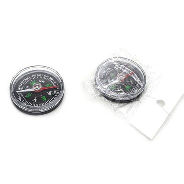 Bærbar Mini Precise Compass Praktisk Guider Survival-knap