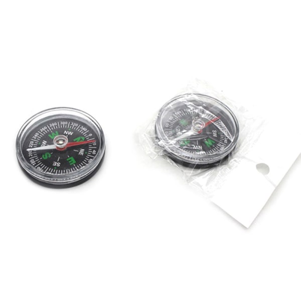 Bærbar Mini Precise Compass Praktisk Guider Survival-knapp