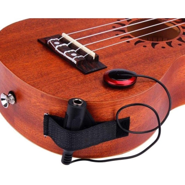 1st Piezo Kontaktmikrofon Pickup för Gitarr Violin Banjo Ma One Size