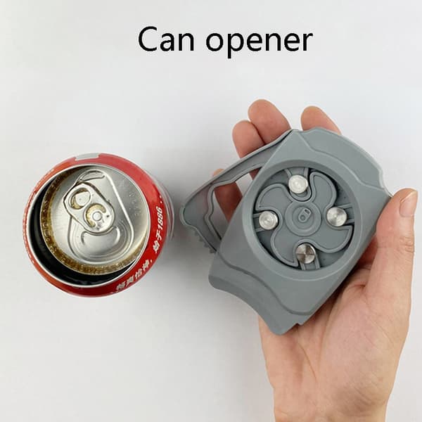 1PC Go Swing Universal Topløs dåseåbner Den nemmeste dåseåbner Gray