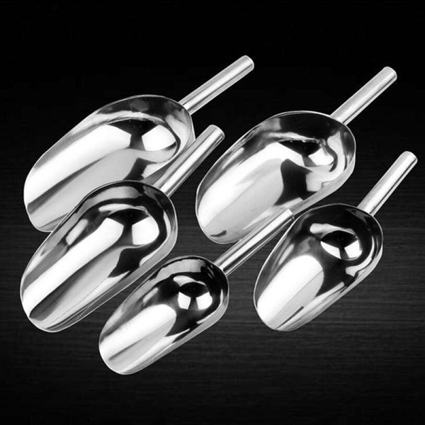 Rostfritt stål Sweet Candy Ice Scraper Buffet Bar Mätning S S
