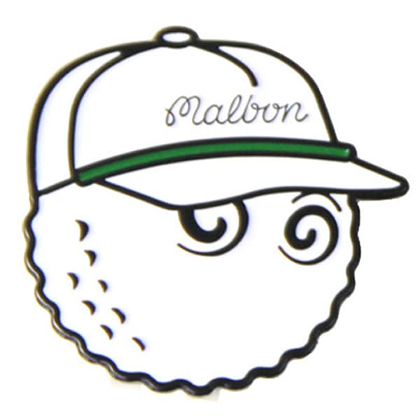 1 stk Golf Cap Clips Mark Golf Ball Posisjon Avtakbar golfhatt M White C