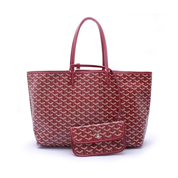 Enkel skulderveske for kvinner, handleveske, stjernefan, mammaveske, PU, stor kapasitet-Jan- maroon