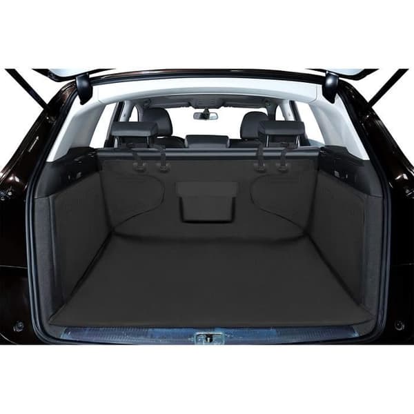 Car Boot Protector for Dogs - Black, Durable and Water-Repellent Backrest Cover/Travel Mat-FX-