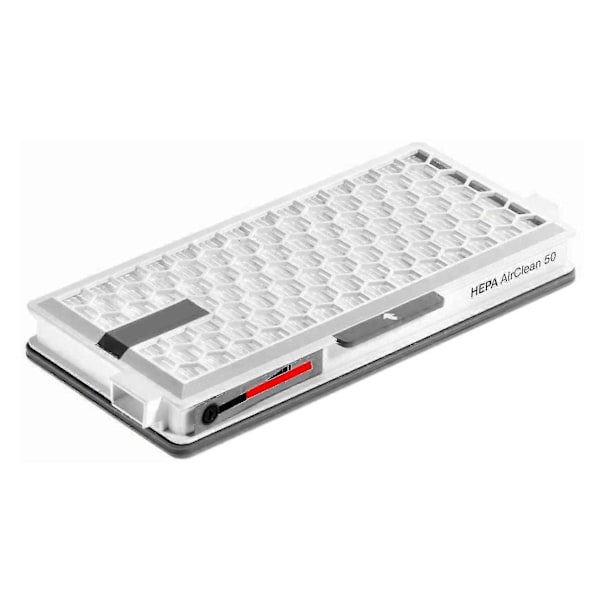 4x Reservedele Hepa-filter til -ha 50 Hepa Airclean-filter til S4/s5/s6/s8 C2-c3 Støvsugere White