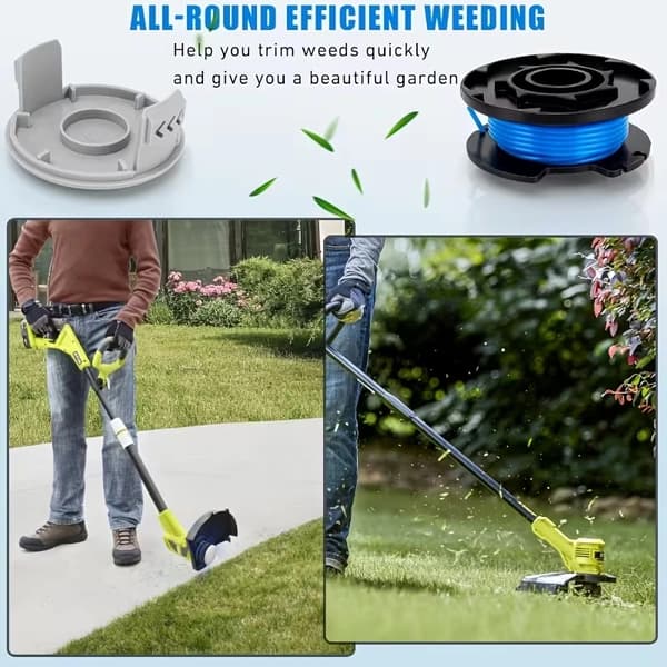 20,12 m automatisk fremføringstrimmerspole til Ryobi One+ AC14RL3A – 21-dele sæt 21pcs(18+3)