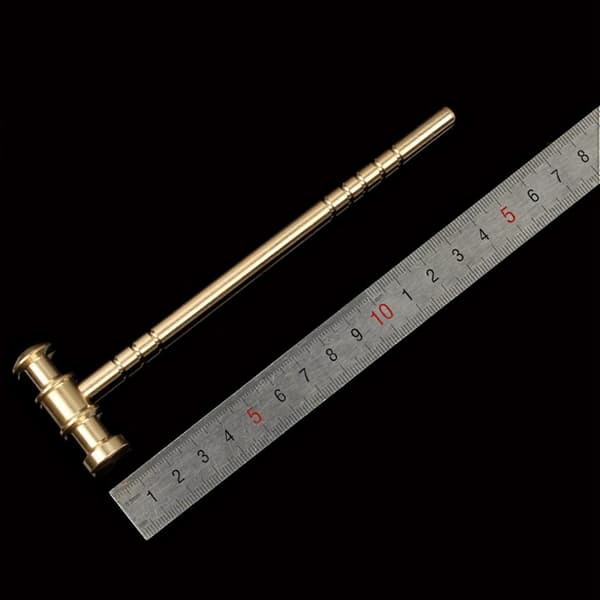 Premium massiv messinghammer til manuel urreparation og gør-det-selv-håndværk-FX-