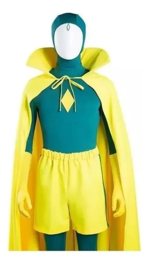 WandaVision Halloween Cosplay Kostym i Gul-FX-