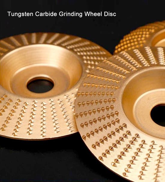 4-pack Tungsten Carbide Grinding Discs for Angle Grinders - Compatible with 115/125mm - for Grinding, Shaping, and Wood Carving-FX-