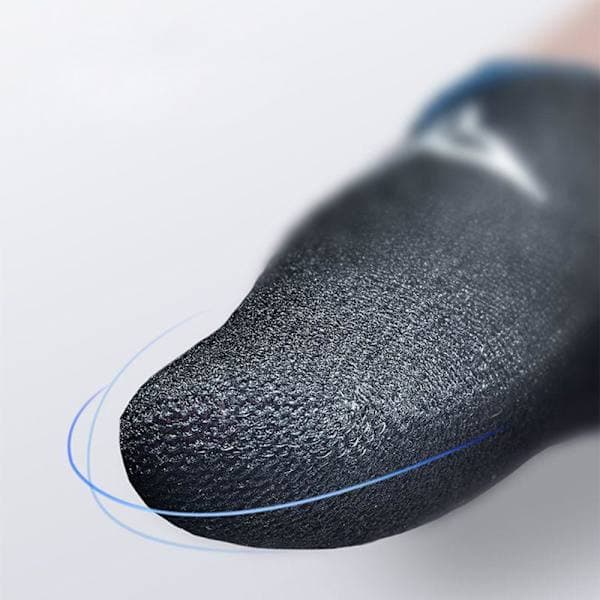 4-pak - Fingerbeskyttelse med touchfunktion - Mobilspil Sort-FX-