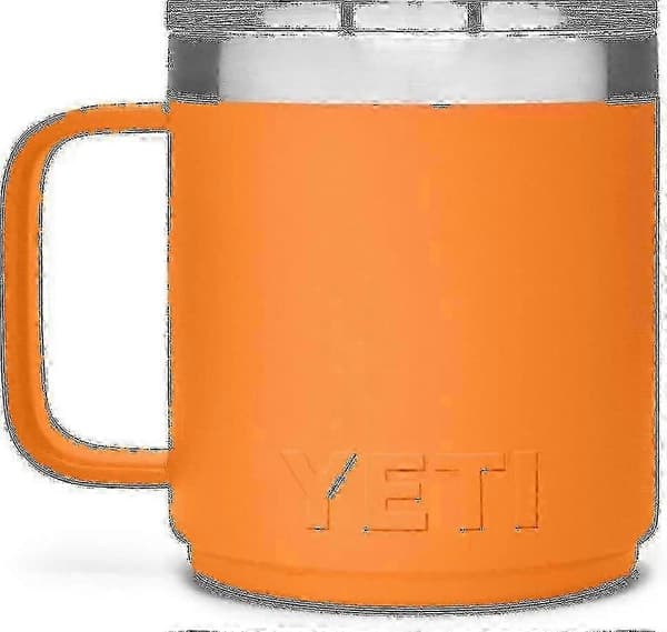 10 Oz Stabelbart Krus, Vakuumisoleret, Rustfrit Stål Med Magslider Låg, orange-FX-