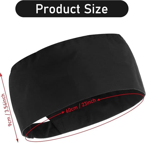 2 stycken unisex kockmössa matservering svart kockmössa justerbar k-FX-