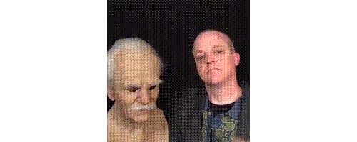 Masker Gammal Man Another-Me-Mångfärgad-FX-