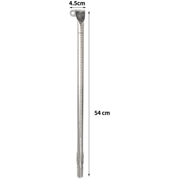 65032 60,3 CM Rustfrit Stålrør Brænder Tilbehør til Weber Q300 Q320 Q3000 Q3200 Serien Grill