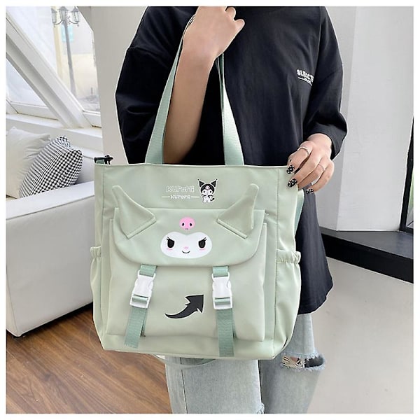 Sanrio Kuromi Kawaii skuldertaske Cinnamoroll tegneserie håndtaske rejsetaske crossbody taske mode Oxford stof taske computer taske