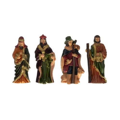 Julfigurer för julkrubban - Set med 10 Ruhhy-FX- 100