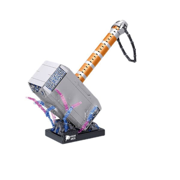 Marvel Thor Hammer Model Byggeklodser - Sjovt at bygge og lege - 975 dele-FX-