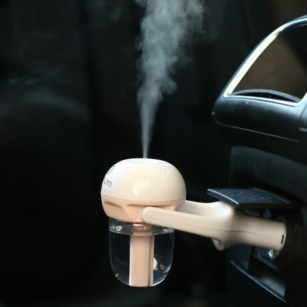 1 st billuftfuktare blå - Mini bärbar aromdiffusor luftfuktare luftrenare luftfräschare bildelar-FX-