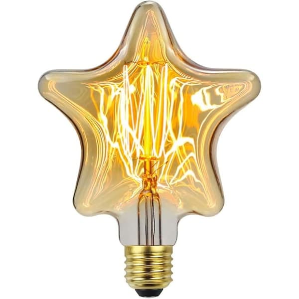 Vintage stjerneformet Edison-pære til bryllups- og soveværelsesindretning-FX-