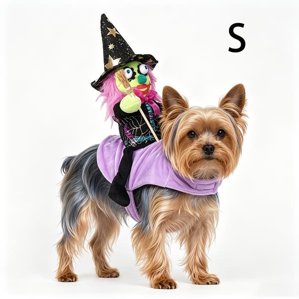 Halloween hunde- og kattekostume, karnevalsudklædning til små hunde og katte M