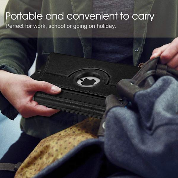 360 roterande stativfodral för iPad 10,2 tum 7:e/8:e/9:e generationen (2019-2021)-FX-