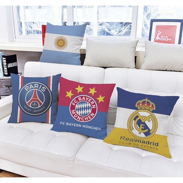 Fodboldklublogo pude Real Madrid - perfekt gave til fans-FX-