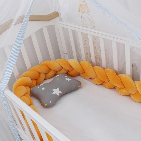 Baby roterende sengeskærm, sengeskinnedekoration, håndlavet trestrengsfletning Marineblå Hvid Blu Marineblå Hvid Blu Navy Blue White Blu Navy Blue White Blue 1 meter