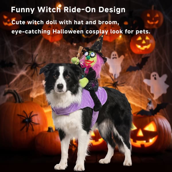 Halloween hunde- og kattekostume, karnevalsudklædning til små hunde og katte S