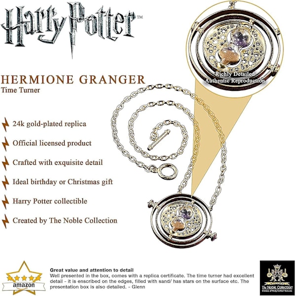 Harry Potter Hermines Time Turner Halskjede Smykker For Kvinner Jenter