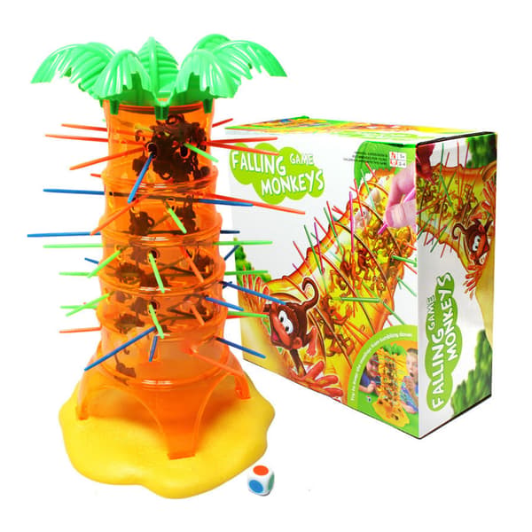 Apspelet Monkey Tree Climbing - Pedagogisk spill for barn - Morsomt logikkspill for familiefester-FX-