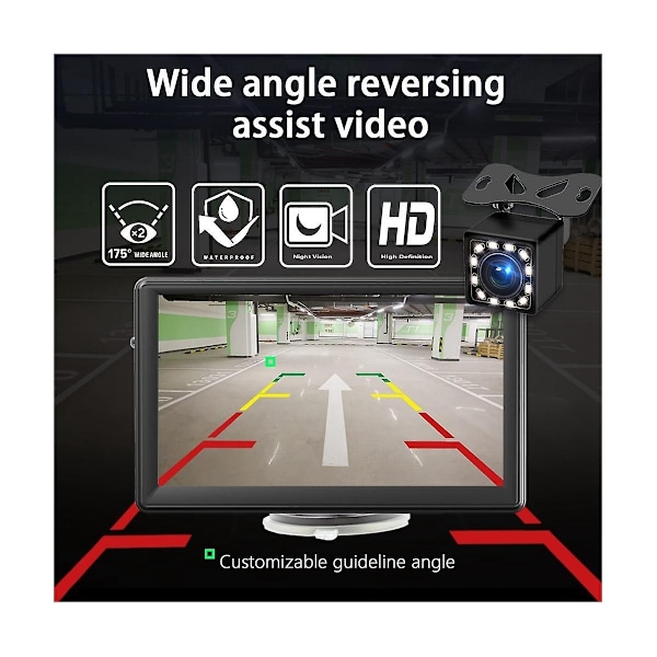 Bærbar trådløs Carplay-skærm instrumentbræt montering, 7-tommer touch screen bilstereo Bluetooth, FM bilradio - Perfet