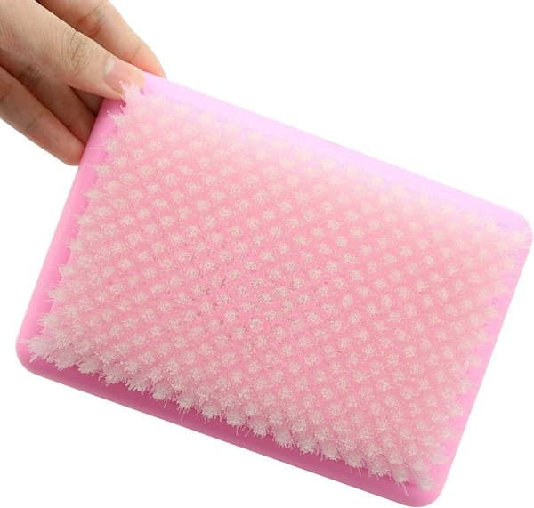 Filte-måttebørste Plastik Lyserød Uldfiltningsbørste Broderi Arbejdsbord DIY Børste-FX-