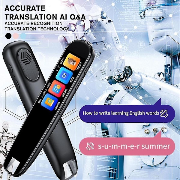 Sprog Oversætter Pen WIFI Scan Læse Pen Offline Oversættelse Pen Ordbog Pen Intelligent Scanning Pen