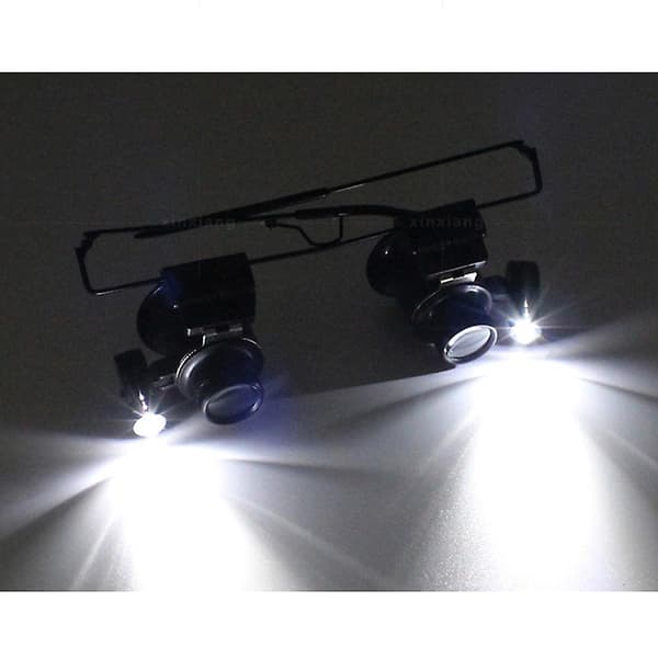 20x suurennuslasit LED-valolla koru- ja kellosepän töihin -FX-