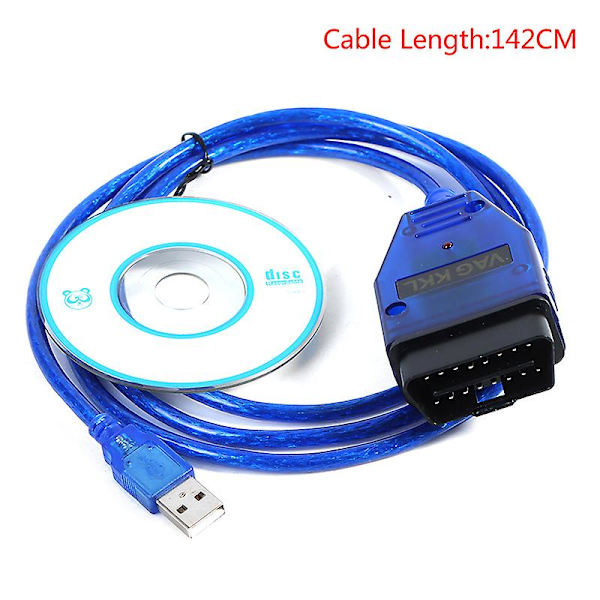 Vag-com 409 Com Vag 409.1 Kkl Usb Diagnostisk Kabel Scanner Interface Shytmv-FX-