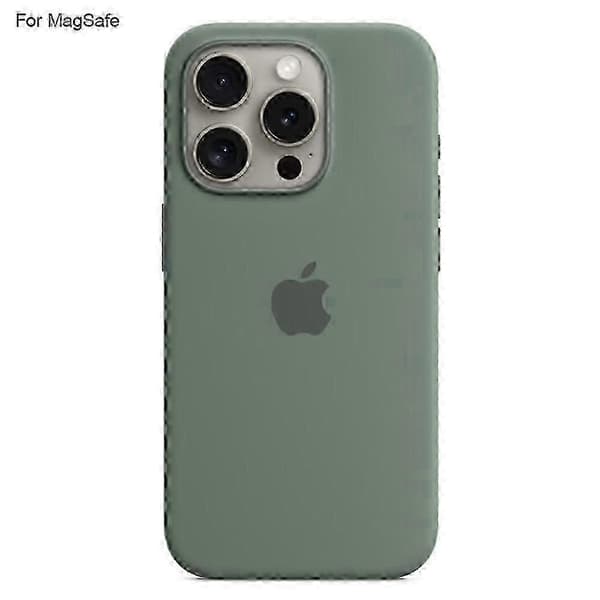 Til iPhone 15 Pro Cover med MagSafe - Flydende Silikone Beskyttelse (Ny Model)-FX-