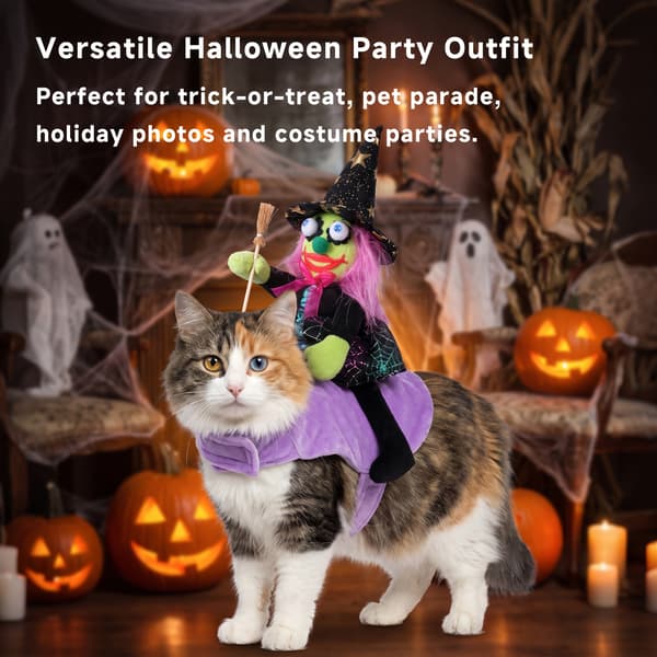 Halloween hunde- og kattekostume, karnevalsudklædning til små hunde og katte M