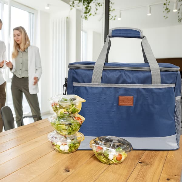 25L Isoleret Køletaske Lækagesikker med Håndtag og Køleelementer 25L Blue