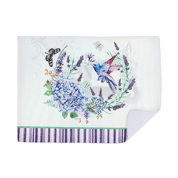 Maison Concepts Mikrofiber Tørremåtte Kolibri - Sæt med 2 (20L X 15W X 1H)-FX-
