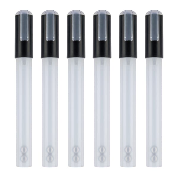 6 Pieces Empty Refillable Paint Markers Empty Acrylic Paint Pen Refillable Paint Pen Empty Refillable Marker for Rock Painting-FX-
