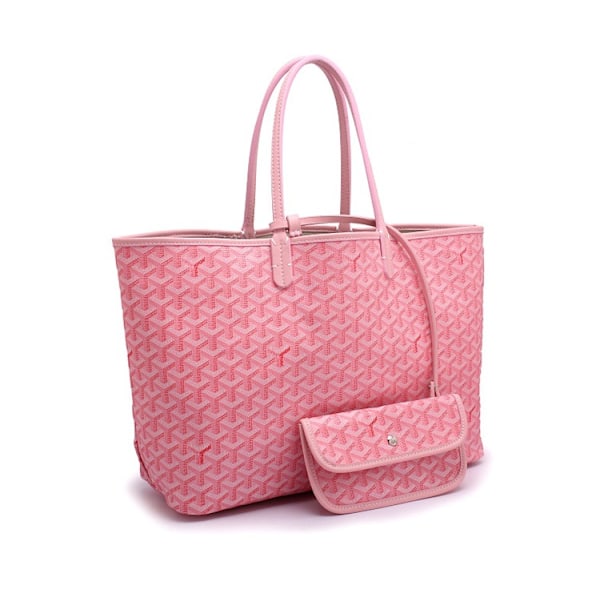 Enkel skuldertaske til kvinder, shoppingtaske, stjernefan Zi, moderlig PU-taske, stor kapacitet pink