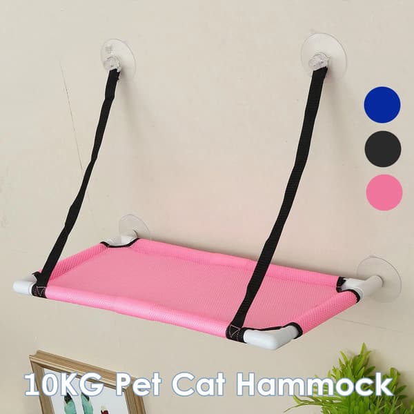 10 kg Pet Hammock Cat Sunbathing Window Mounted Seat Home Suction Cup-FX-